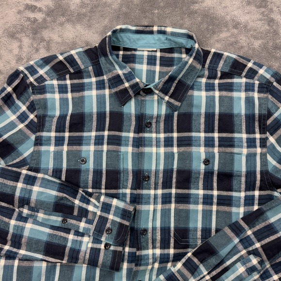 The North Face Other - The North Face Button Down Shirt Mens XL Blue Plaid Long Sleeve Cotton NF0A5A8J
